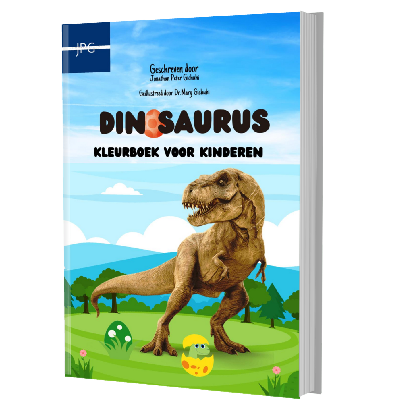 DINOSAURUS KLEURBOEK VOOR KINDEREN (Dutch Edition)